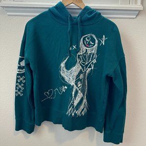 Nightmare before christmas green pullover sweatshirt